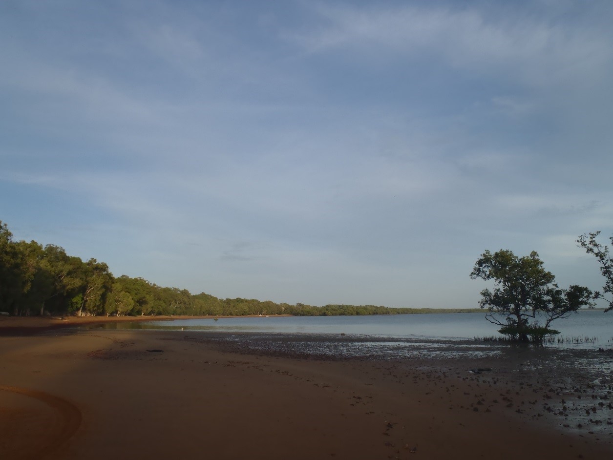 Red Beach low tide