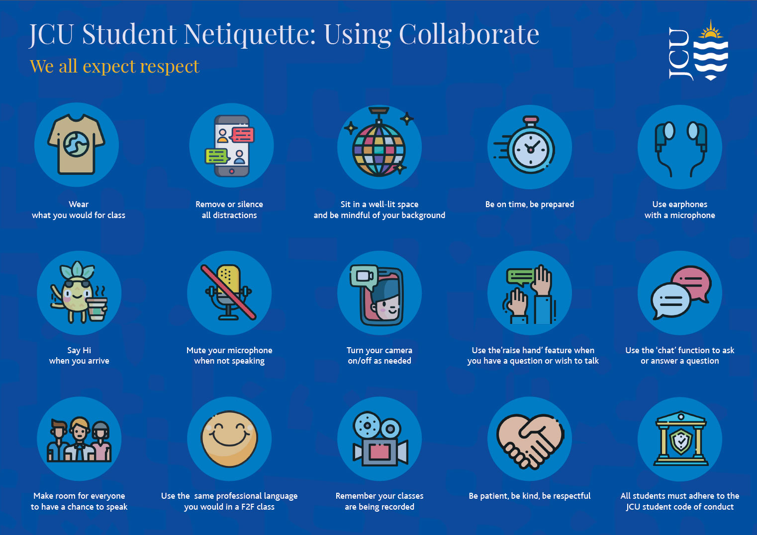 JCU Student Netiquette: Using Collaborate