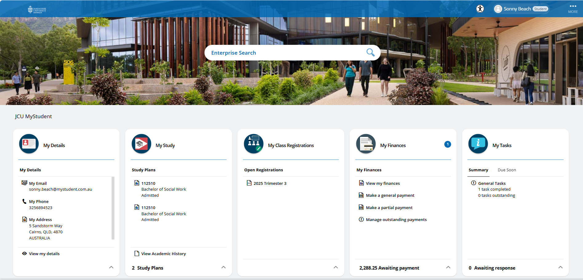 MyStudent Dashboard