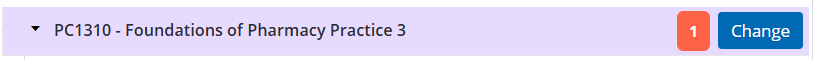 Change button on streamed classes