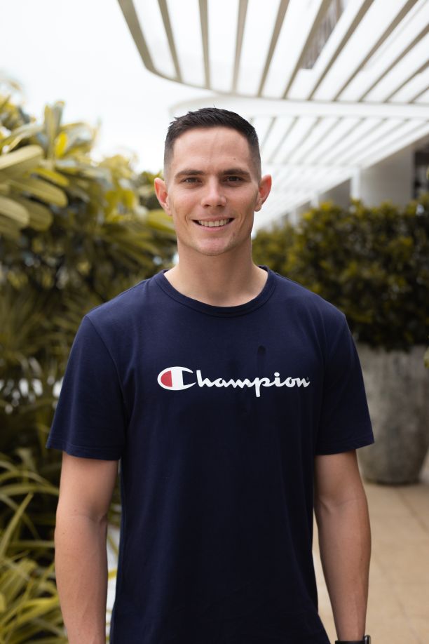 Wyatt during his days as a Bachelor of Physiotherapy student at JCU.