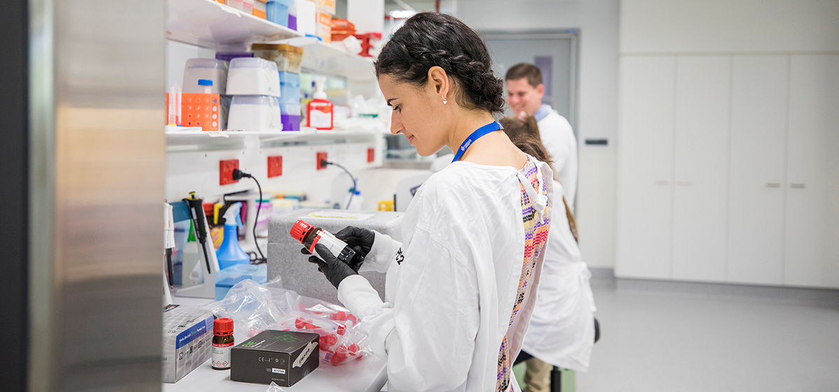 young researcher in lab