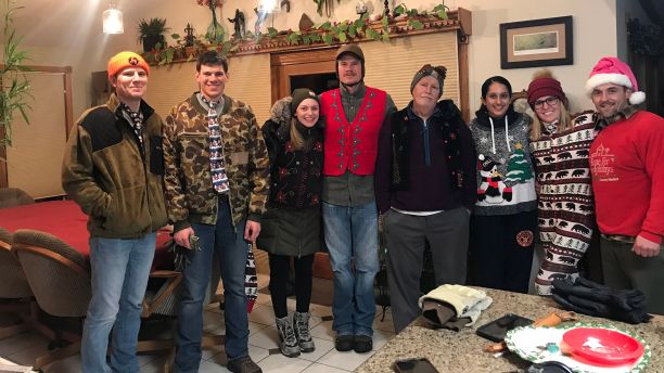 Christmas with Bavelin Gill and her North Dakota colleagues