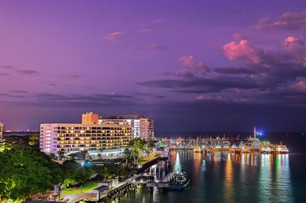 Cairns Marina and Hilton Hotel
