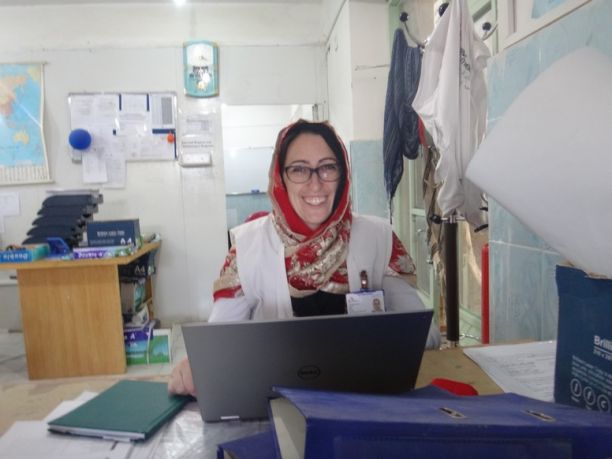 Dr Jacqueline Hawker in Afghanistan