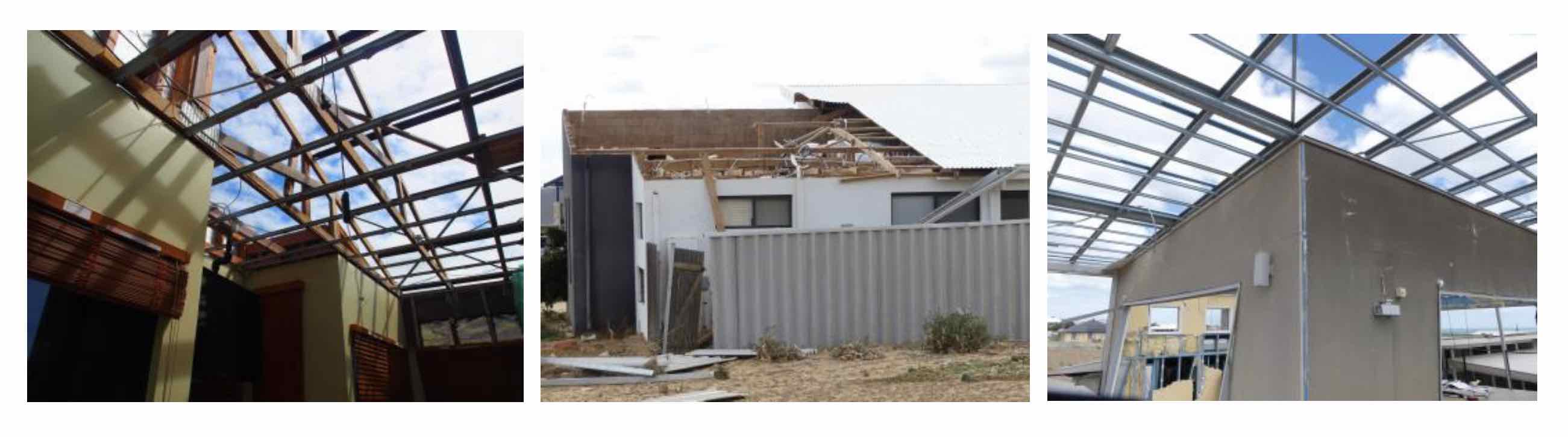 Significant damage to houses in previous tropical cyclones