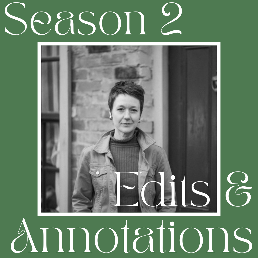 Portrait of Bonny in a green frame saying Season 2 Edits & Annotations
