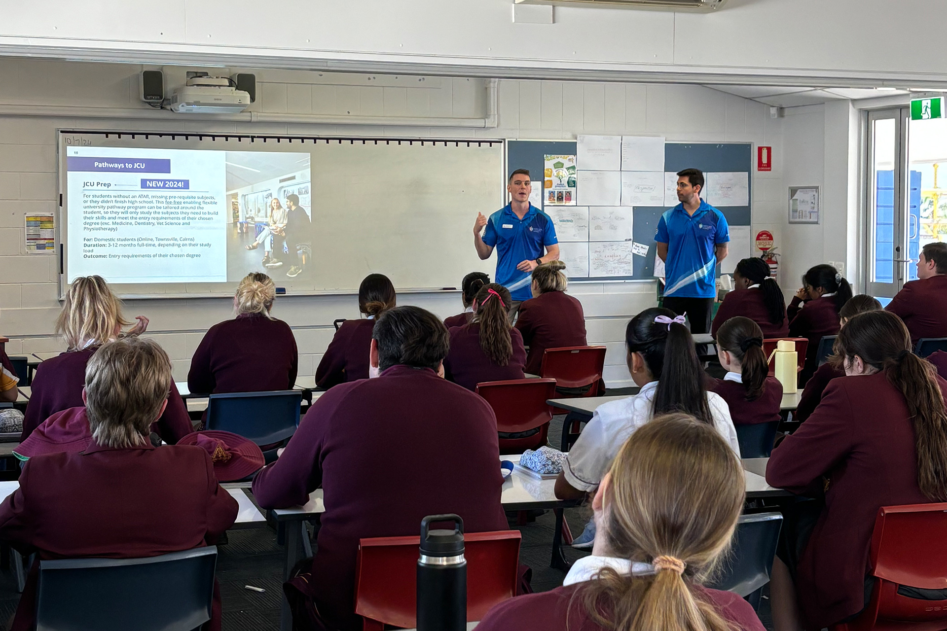 In school JCU program with engaged students