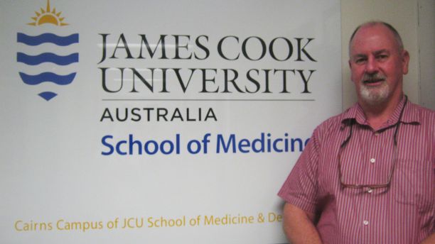John McBride at the Cairns Clinical School