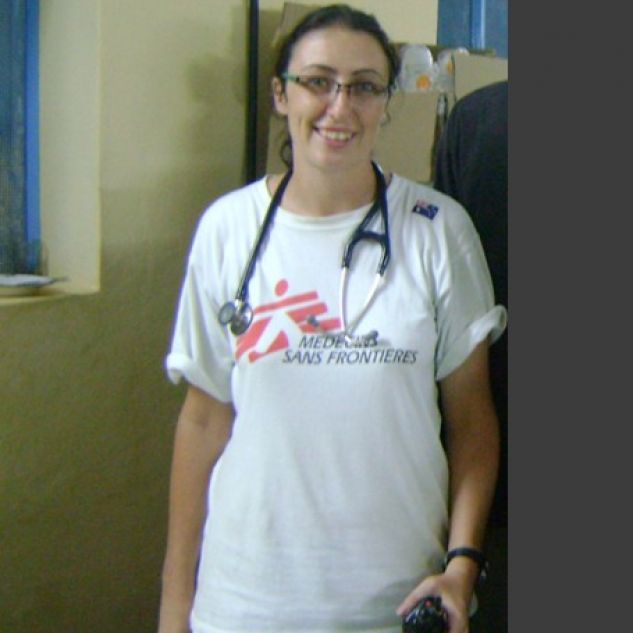 Dr Jacqueline Hawker in South Sudan