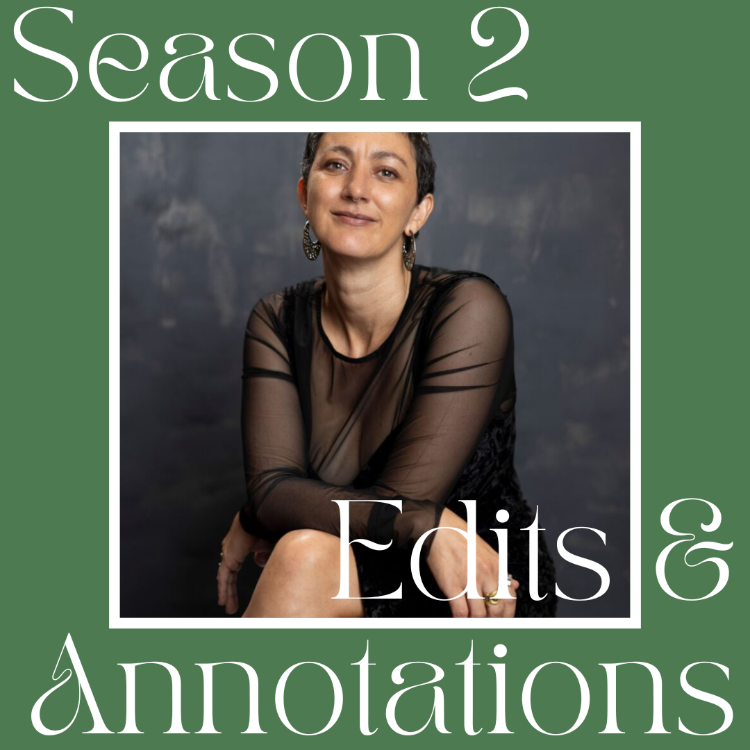 Portrait of Mykeala in a green frame saying Season 2 Edits & Annotations