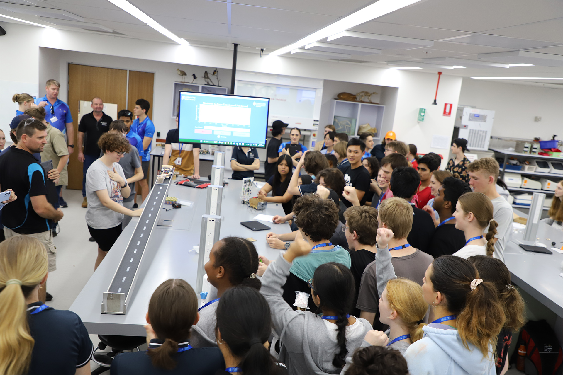 High School students engaged in JCU programs