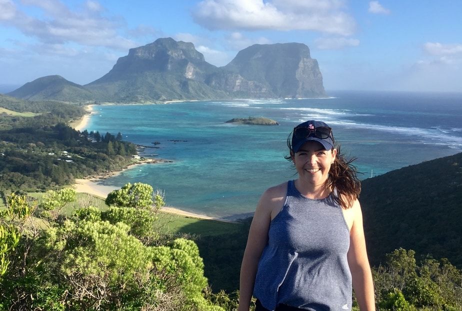Dr Katie Marsden at Lord Howe Island