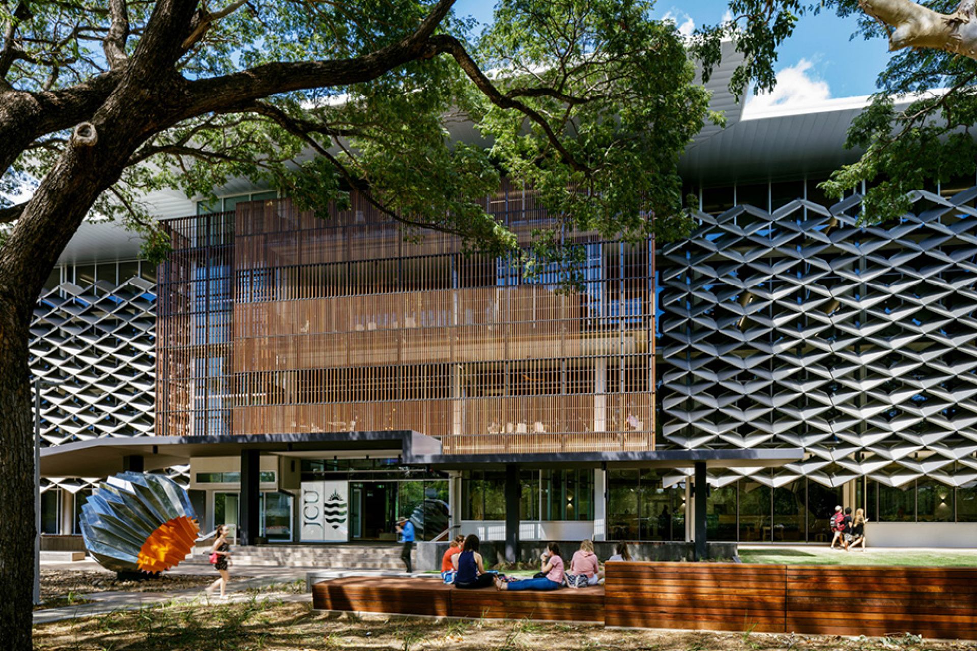 Landscape photo of The Science Place at JCU Townsville. 