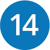 circle icon for SDG 14