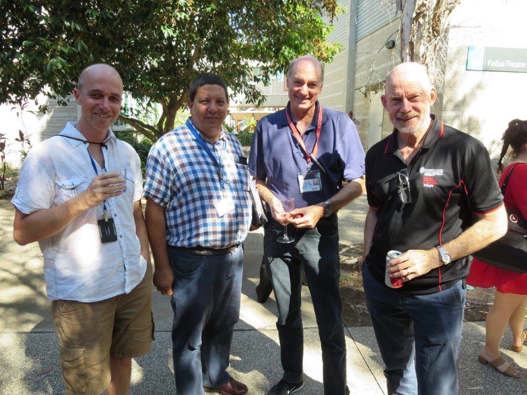Associate Professor Patrick Schaeffer, College of Public Health, Medical and Veterinary Sciences; Professor Tarun Sen Gupta and Professor Geoffrey Dobson of the College of Medicine and Dentistry; and Associate Professor David Lindsay from Nursing, Midwifery and Nutrition.
