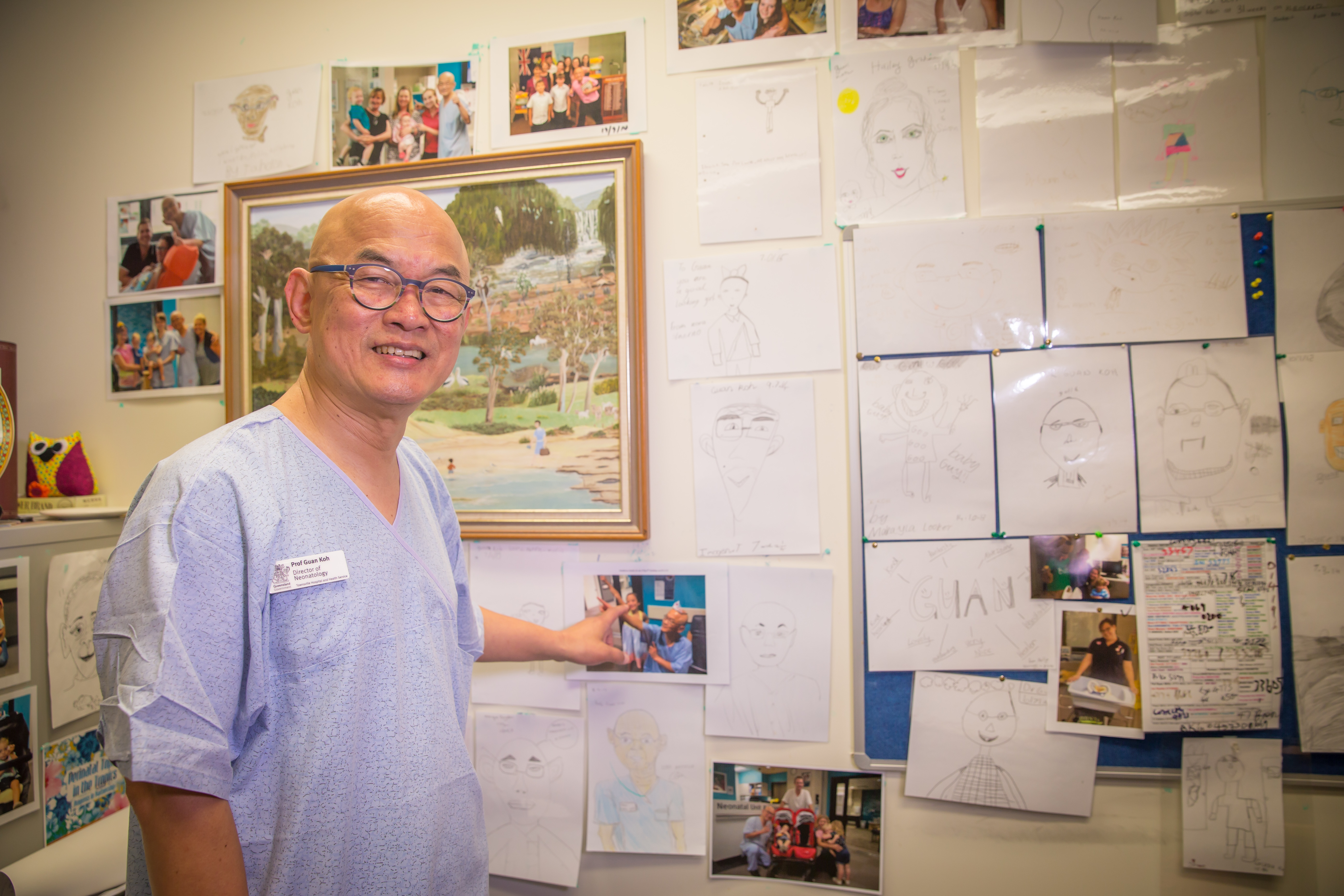 Professor Guan Koh saved Dr Godde as a child when an unlikely event brought them together again. 