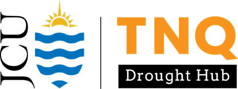JCU TNQ Drought Hub Logo. 