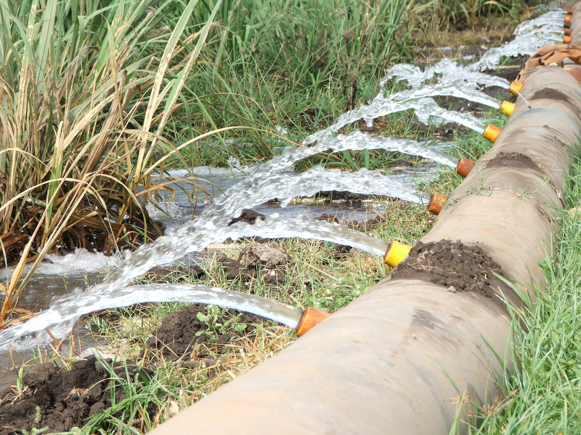 Furrow irrigation system