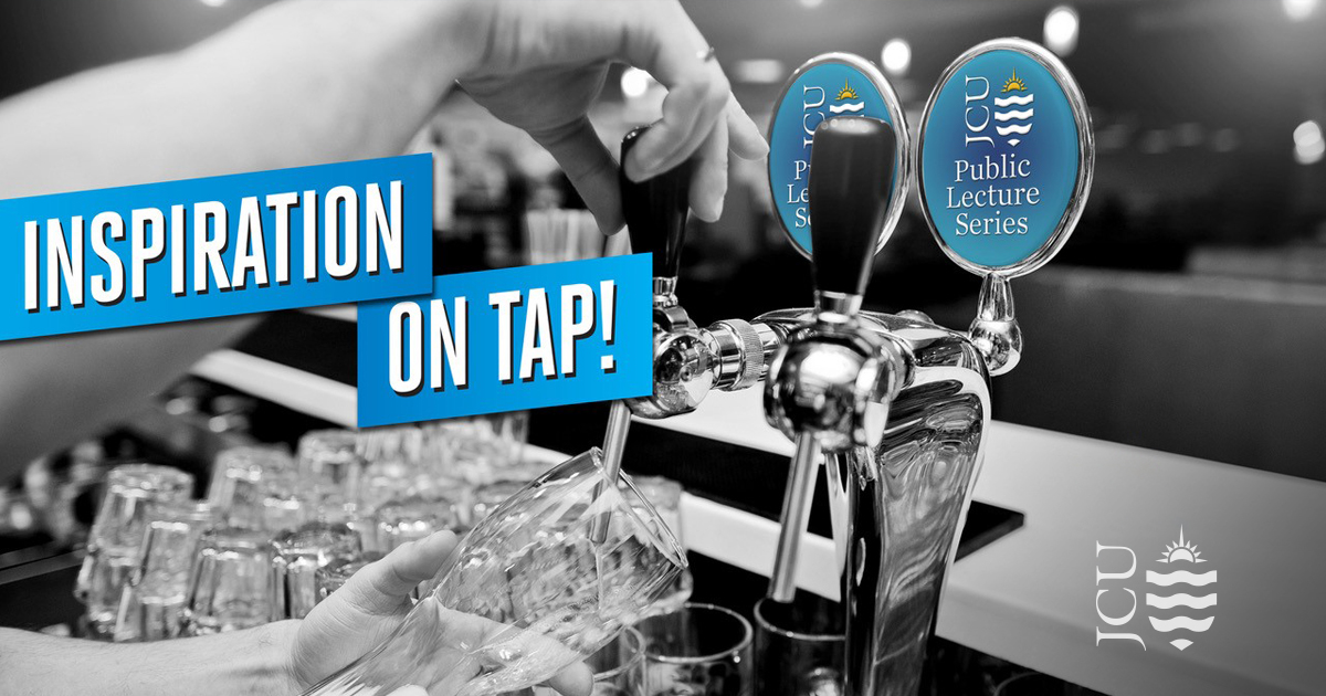 Inspiration being poured out of a beer tap.