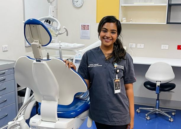 Sowmya in the Mount Isa Clinic