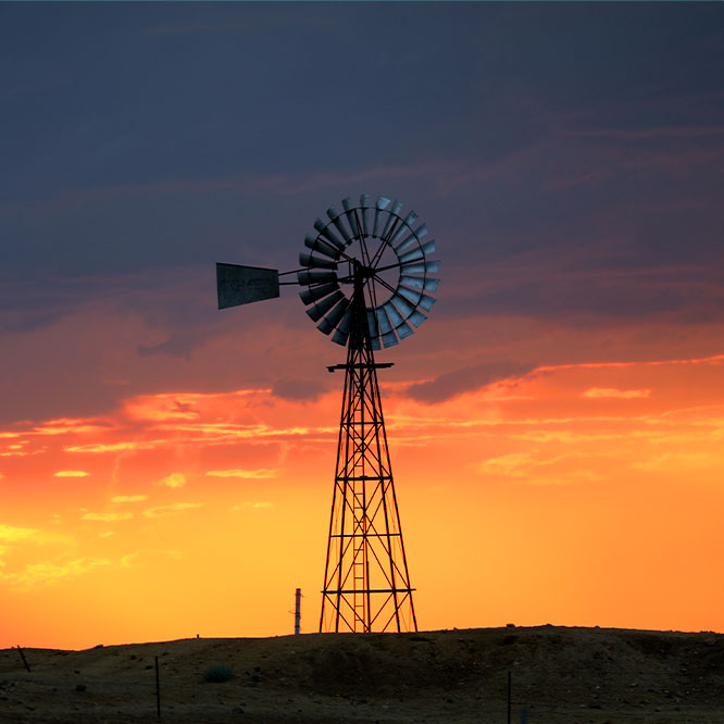Windmill in rural Queensland
