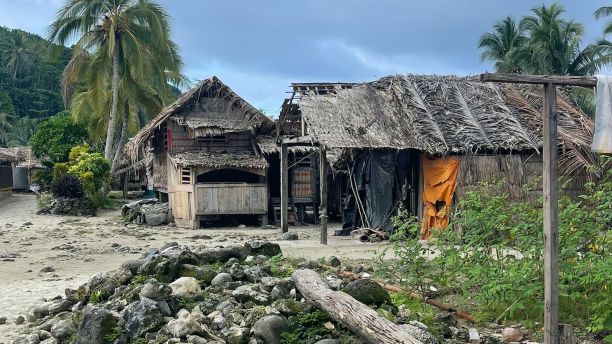 A building in the Solomon Islands. 
