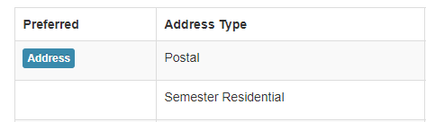 preferred mailing address screenshot. 