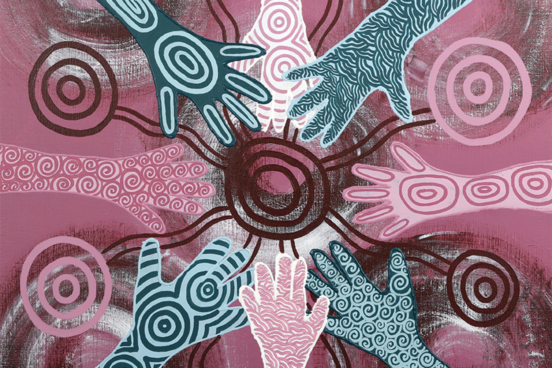 JCU Reconciliation Artwork - Copyright Kassandra Savage.