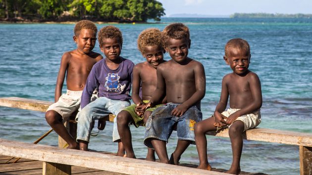 Solomon island children