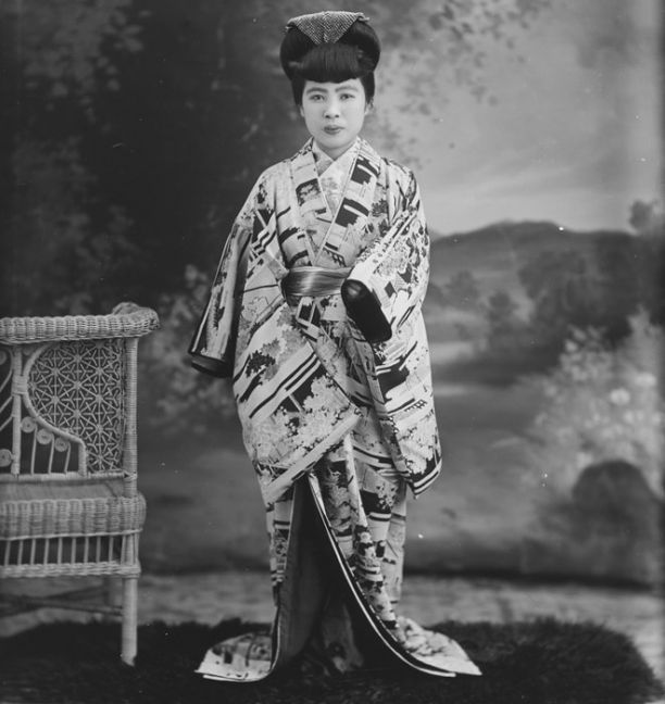 Japanese girl honors both masters
