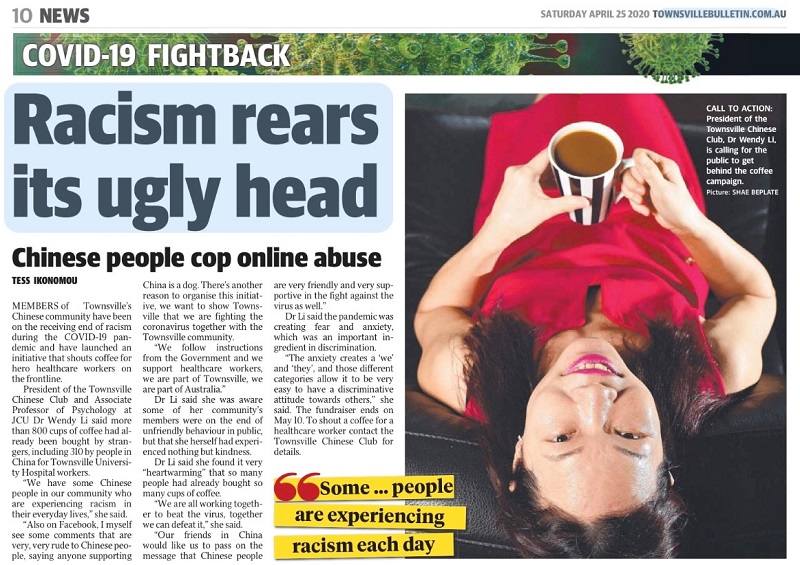 Townsville bulletin headline. 