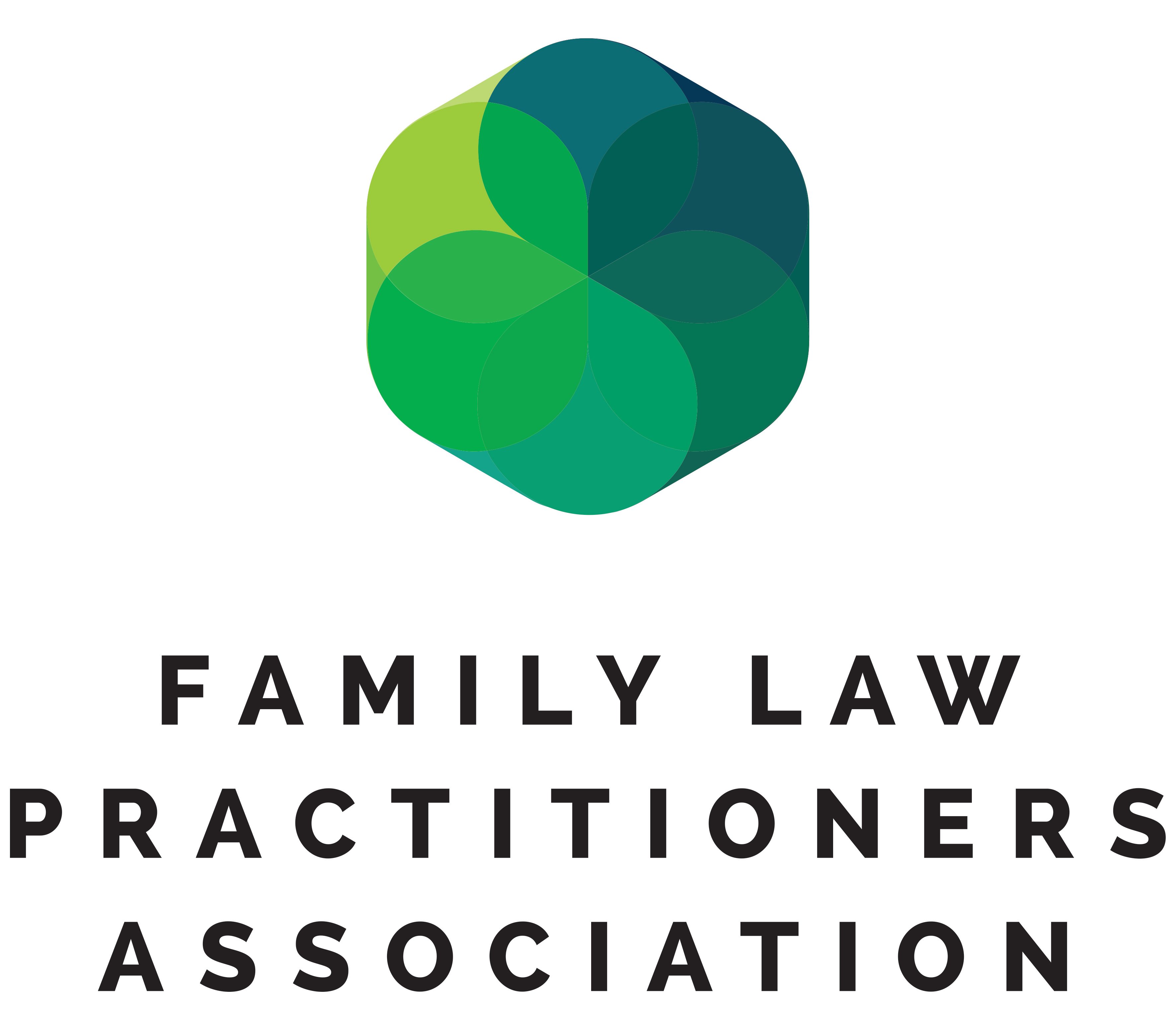 family law practitioners association logo. 