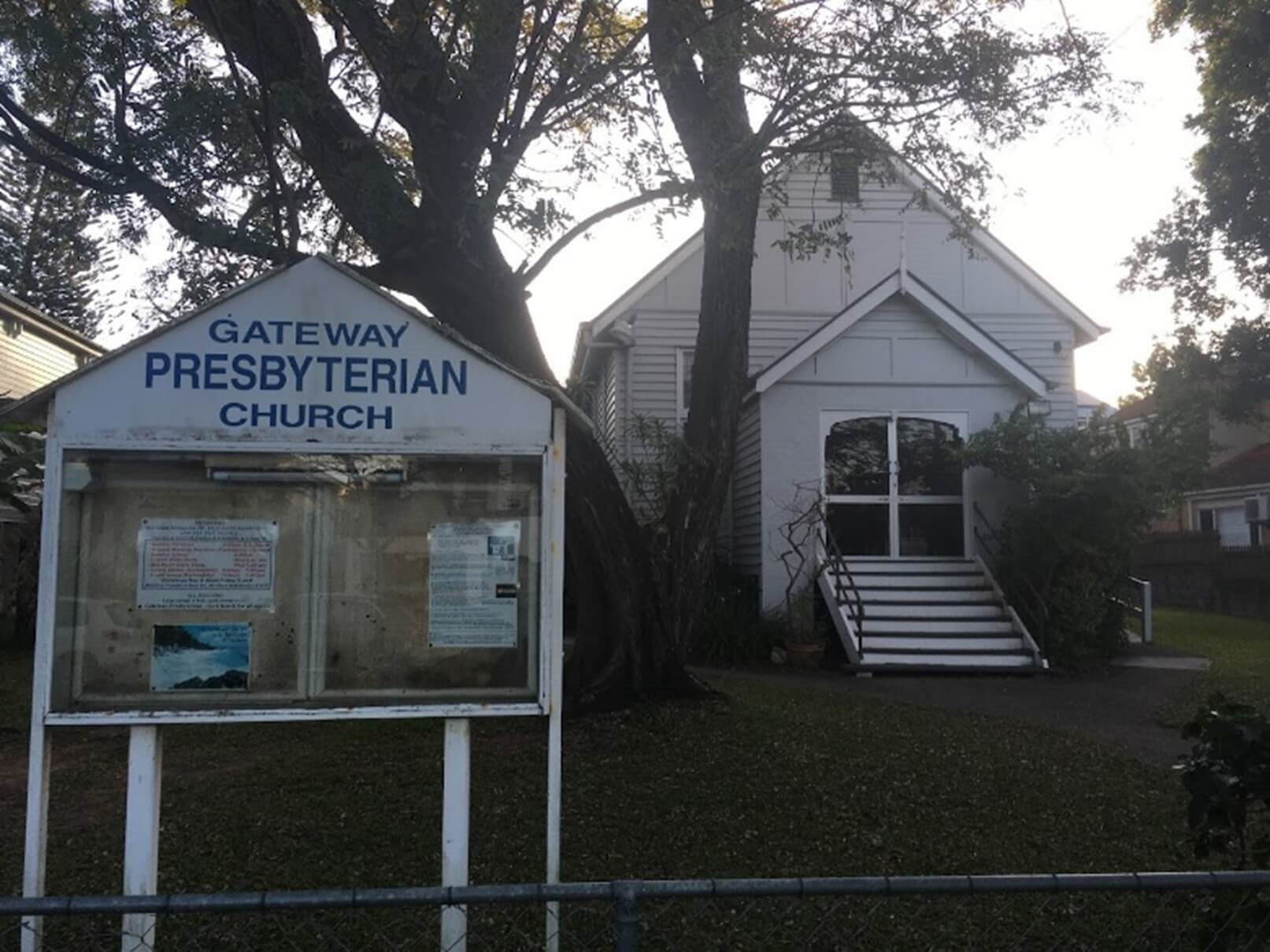 Image: Rev Roberts’ church at Ascot Brisbane. 