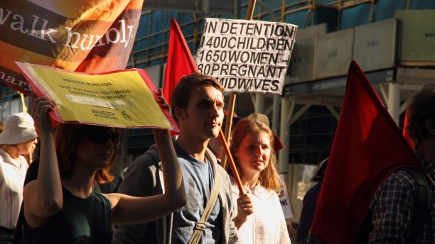 Asylum Seeker mistreatment protest in Brisbane