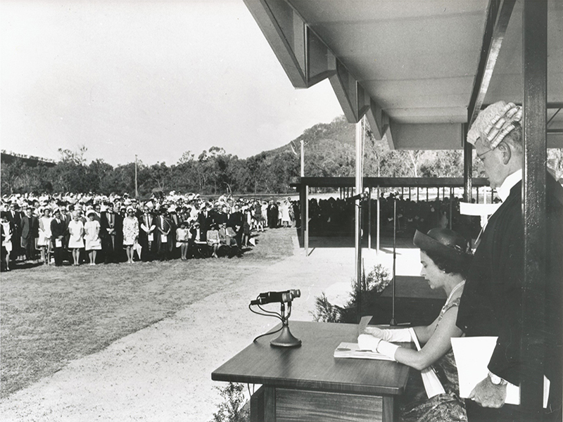 On April 20, 1970, the Queen visited Townsville and made the establishment of the James Cook University official