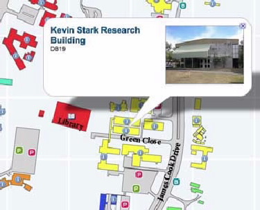 map of Kevin Stark Research Building