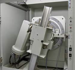  X ray power diffraction machine. 