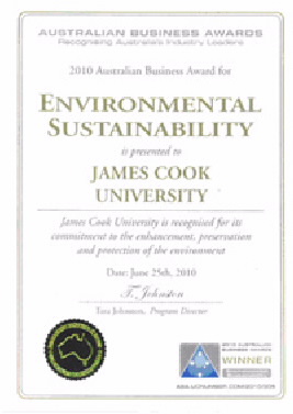 Environmental Sustainability Award - Australian Business Awards