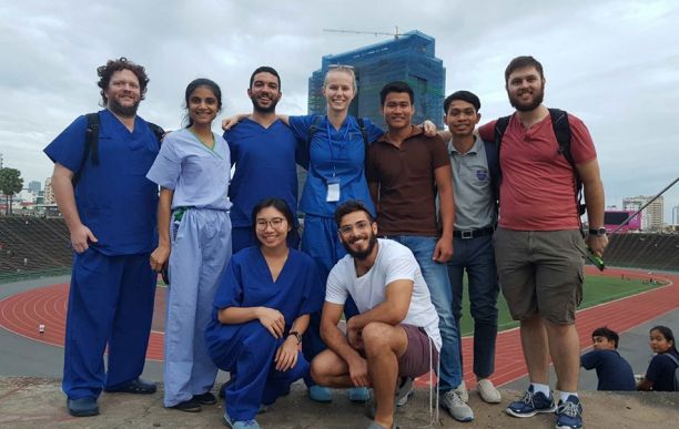 JCU Student dentists on overseas placement in Cambodia