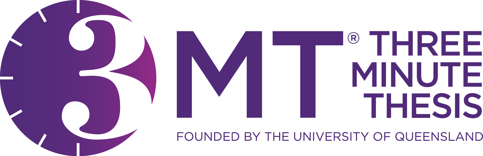 3 minute thesis logo. 