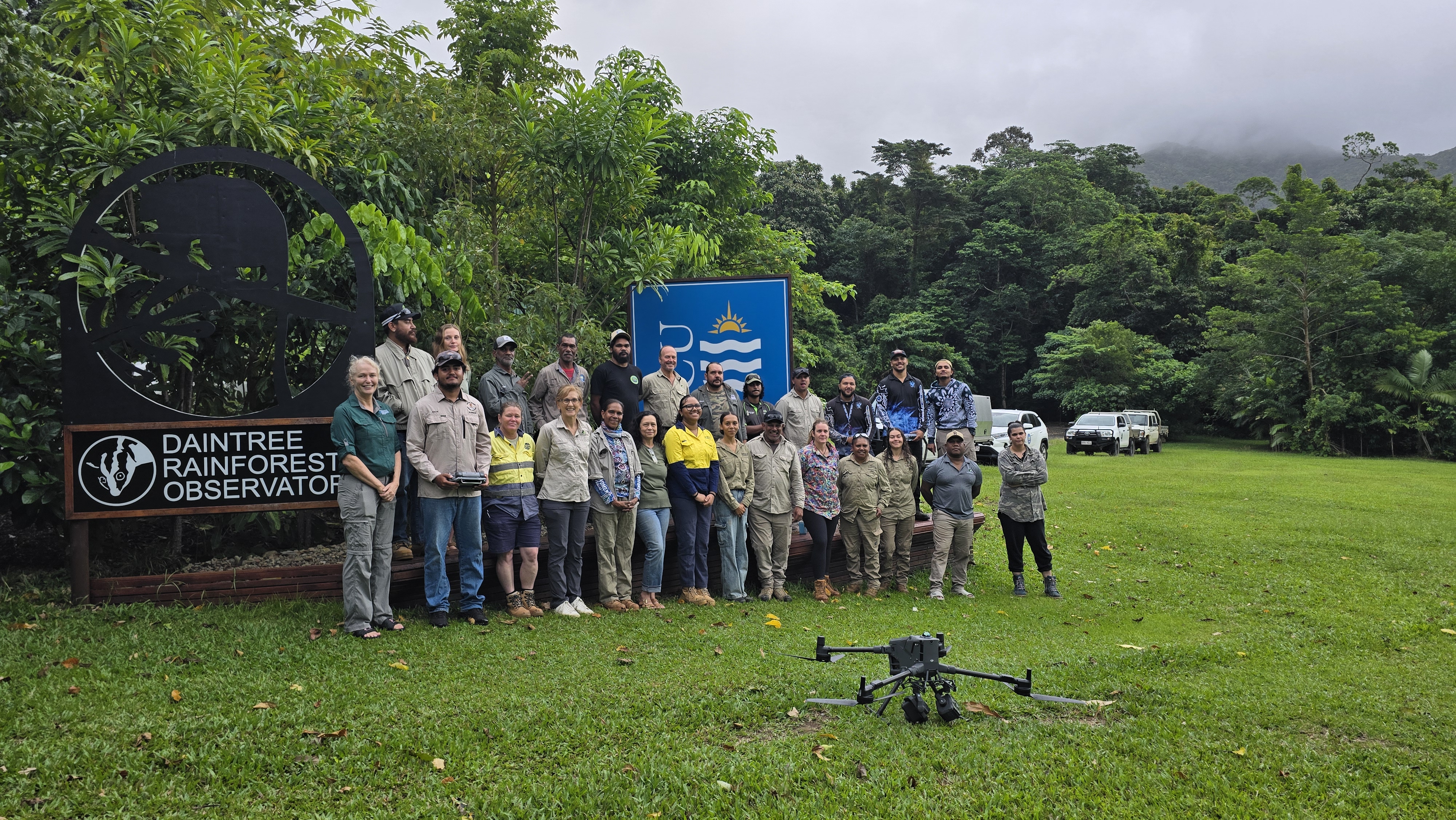Drone Workshop Team at the DRO