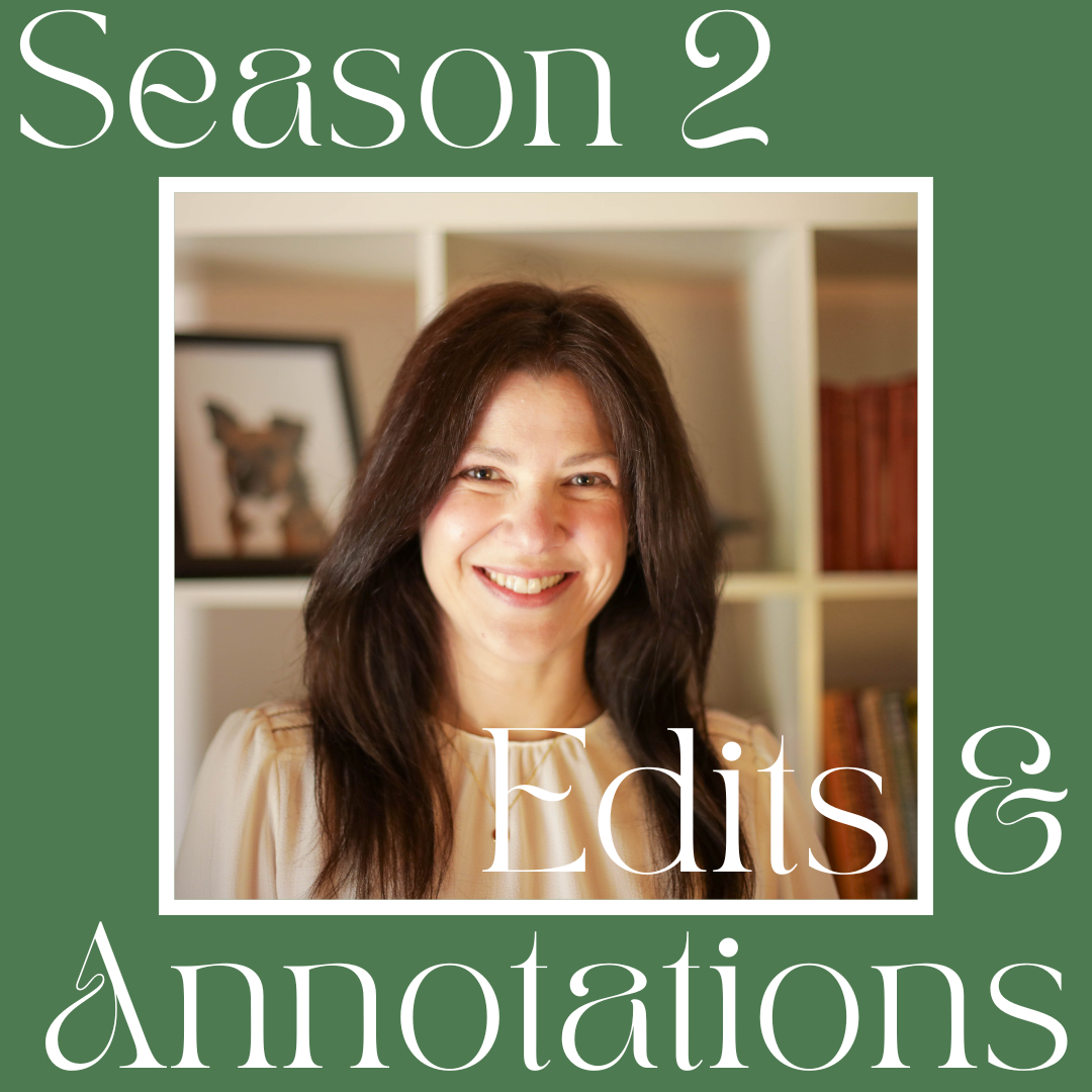 Portrait of Jessica in a green frame saying Season 2 Edits & Annotations