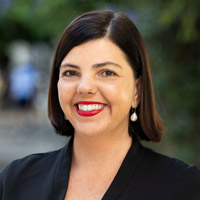 A headshot of JCU Graduate Certificate of Career Development alumni Camille Flores. 