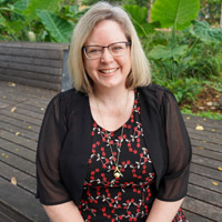 Headshot of Jodie Maxfield, academic within James Cook University's College of Business, Governance and Law. 