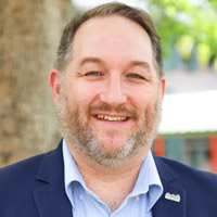 A headshot of Professor Richard Franklin, a lecturer within the Master of Public Health at James Cook University. 