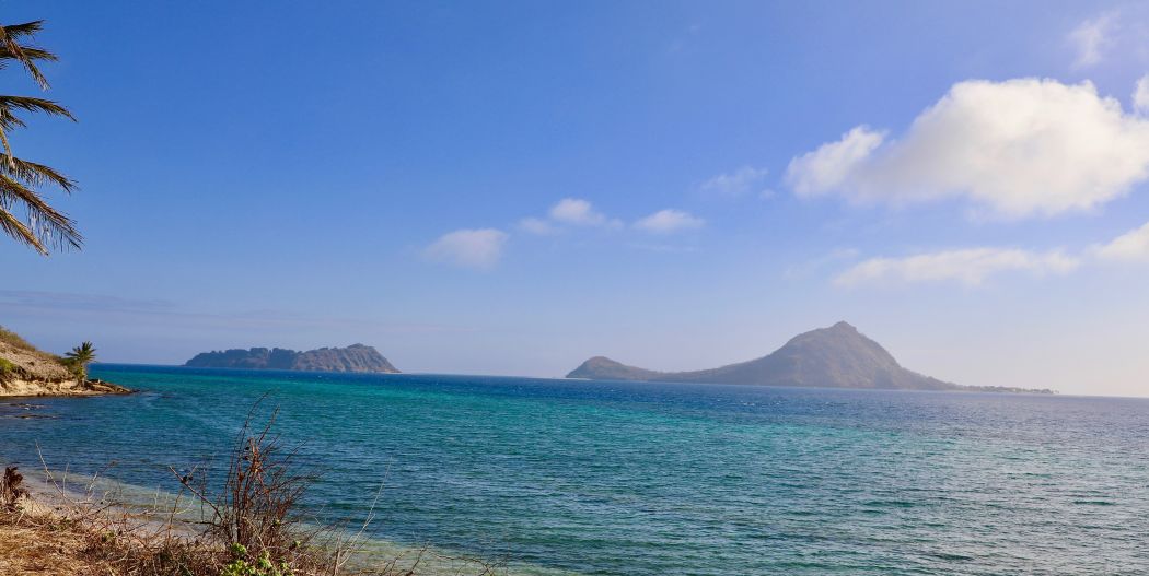 Mer (Murray Island) looking over Waier and Dauar