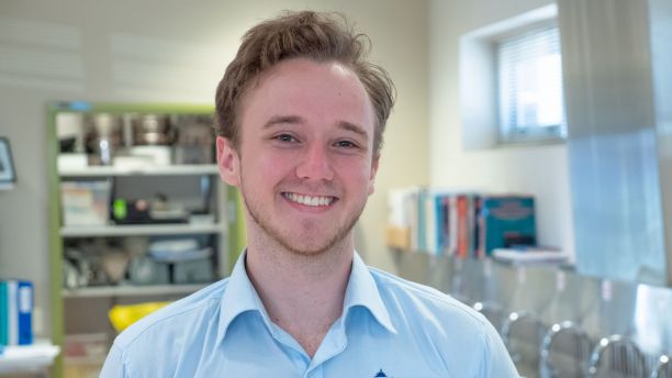 JCU Medical Laboratory Sciences (now Bachelor of Biomedical Sciences) alumni Blake Hughes. 