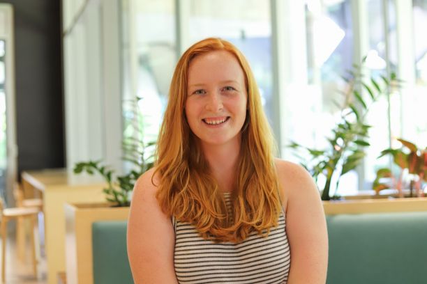 Photo: Claire Barr, JCU Alumni, Bachelor of Science, majoring in Marine Biology. 