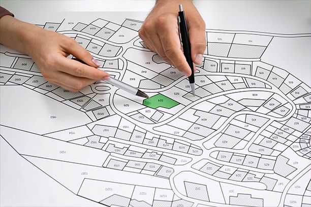 Town planning map